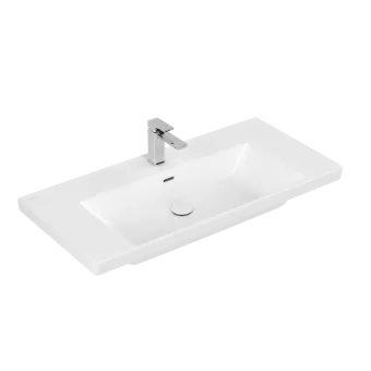 РАКОВИНА 100Х47 VILLEROY&BOCH SUBWAY 3.0, STONE WHITE (4A70A5RW)