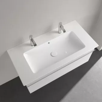 РАКОВИНА 100Х50 VILLEROY&BOCH VENTICELLO, WHITE ALPIN CERAMICPLUS (4104AKR1)