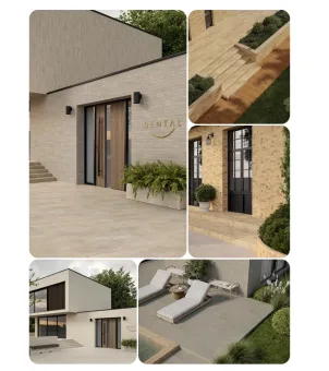 Sale PARADYZ KLINKIER EREMITE CREMA STRUKTURA MAT 30X60