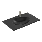 РАКОВИНА ВСТРАИВАЕМАЯ 80Х50 VILLEROY&BOCH ANTAO, PURE BLACK (4A7584R7)