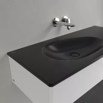 РАКОВИНА ВСТРАИВАЕМАЯ 120Х50 VILLEROY&BOCH ANTAO, PURE BLACK (4A77L3R7)