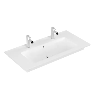 РАКОВИНА 100Х50 VILLEROY&BOCH VENTICELLO, WHITE ALPIN CERAMICPLUS (4104AKR1)