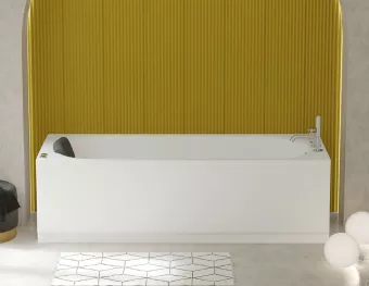 ГИДРОМАССАЖНАЯ АКРИЛОВАЯ ВАННА SANYCCES SERENA ELEGANCE 180Х80 СМ, БЕЛАЯ (BN11818080E)