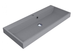 РАКОВИНА НАКЛАДНАЯ КАМЕННАЯ 100 СМ MIRAGGIO VARNA 1000 MIRASTONE, СЕРЫЙ (0000983)