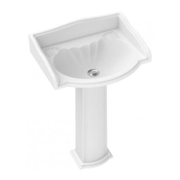 КАМЕННАЯ РАКОВИНА 60 СМ С ПЬЕДЕСТАЛОМ MARMORIN FRIGGA S (P_S_423_02_0600)