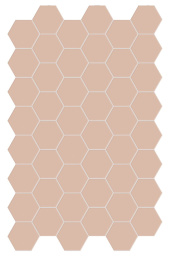 Фото плитки TERRATINTA MAGICA HEXA FLOOR ROSY BLUSH MATT 140X160 из коллекции TERRATINTA MAGICA HEXA 