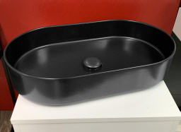 КЕРАМИЧЕСКАЯ РАКОВИНА 60 СМ OLYMPIA SMASH, ЧЕРНЫЙ (SMA42SO60023)