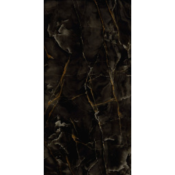 Фото плитки MARAZZI GRANDE MARBLE LOOK MEU5 ONICE BLACK LUX W/MESH 162X324X1,2 из коллекции MARAZZI GRANDE MARBLE LOOK 