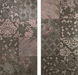 Фото плитки RONDINE RUST METAL COAL DEC 30Х60 из коллекции RONDINE RUST 