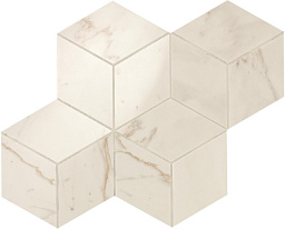 Фото плитки ATLAS CONCORDE MARVEL PRO CREMO DELICATO MOS. ESAGONO LAPP 30X35 из коллекции ATLAS CONCORDE MARVEL PRO 