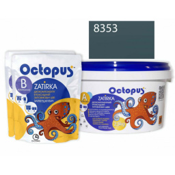 ЭПОКСИДНАЯ ЗАТИРКА OCTOPUS ZATIRKA 2-КОМП. ЦВЕТ 8353 СЕРО-ЗЕЛЕННЫЙ 2,5 КГ (8353-2)
