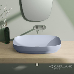 КЕРАМИЧЕСКАЯ РАКОВИНА 75 СМ CATALANO GREEN LUX, ГОЛУБАЯ (175AGRLXAS)