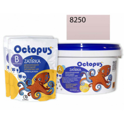 ЭПОКСИДНАЯ ЗАТИРКА OCTOPUS ZATIRKA 2-КОМП. ЦВЕТ РОЗОВО-КОРАЛОВЫЙ 8250 2,5 КГ (8250-2)