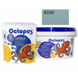 ЭПОКСИДНАЯ ЗАТИРКА OCTOPUS ZATIRKA 2-КОМП. ЦВЕТ 8350 СЕРО-ЗЕЛЕННЫЙ 2,5 КГ (8350-2)