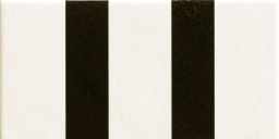 Фото плитки MUTINA MATTONELLE MARGHERITA PARALLEL BLACK 20,5X10,1 из коллекции MUTINA MATTONELLE MARGHERITA 
