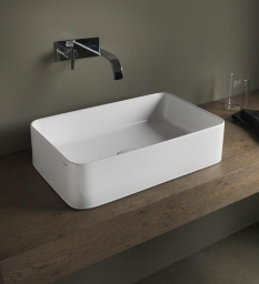 РАКОВИНА НАКЛАДНАЯ 60 СМ NIC DESIGN SEMPLICE, БЕЛЫЙ ГЛЯНЦЕВЫЙ (001 383.001)