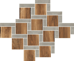 Фото плитки RONDINE SHERWOOD MAHOGANY SQUARE 28X31 из коллекции RONDINE SHERWOOD 