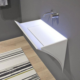 РАКОВИНА ВСТРАИВАЕМАЯ В СТЕНУ С ПОДСВЕТКОЙ ANTONIO LUPI STRAPPO, БЕЛЫЙ (STRAPPOL BIANCO)