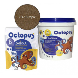 ЭПОКСИДНАЯ ЗАТИРКА OCTOPUS ZATIRKA 2-КОМП. ЦВЕТ ОРЕХ 1,25 КГ (8406-1)