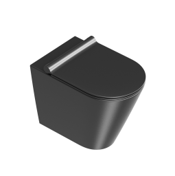 НАПОЛЬНЫЙ БЕЗОБОДКОВЫЙ УНИТАЗ CATALANO ZERO 55 NEWFLUSH, NERO SATINATO (01 1455 0022)