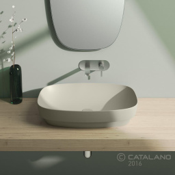 КЕРАМИЧЕСКАЯ РАКОВИНА 65 СМ CATALANO GREEN LUX, СЕРАЯ (165AGRLXGS)