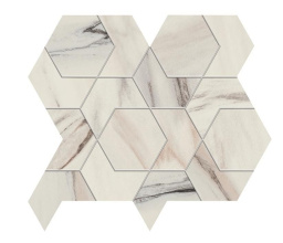 Фото плитки ATLAS CONCORDE MARVEL DREAM BIANCO F. HEX LAPPATO 254X296 из коллекции ATLAS CONCORDE MARVEL DREAM 