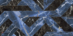 Фото плитки NAXOS RHAPSODY OUTLINE BLUE LEV RET 60X120 из коллекции NAXOS RHAPSODY 