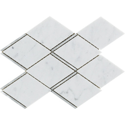 Фото плитки LANTIC COLONIAL VICTORIAN G113 RHOMBUS CARRARA ALUMINIUM 20.5Х24 из коллекции LANTIC COLONIAL VICTORIAN 