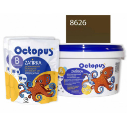 ЭПОКСИДНАЯ ЗАТИРКА OCTOPUS ZATIRKA 2-КОМП. ЦВЕТ СЕРЫЙ 8626 2,5 КГ (8626-2)