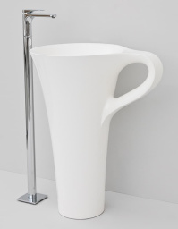 КАМЕННАЯ РАКОВИНА 70 СМ ARTCERAM CUP, WHITE (OSL004 01; 00)