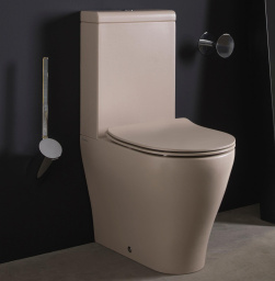 УНИТАЗ-КОМПАКТ FLAMINIA APP PLUS GOCLEAN, ARGILLA (AP116RG+AP39)