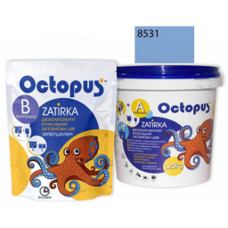 ЭПОКСИДНАЯ ЗАТИРКА OCTOPUS ZATIRKA 2-КОМП. ЦВЕТ СИНИЙ 8531 1,25 КГ (8531-1)