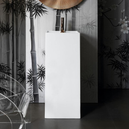 КЕРАМИЧЕСКАЯ РАКОВИНА 37,5 СМ СО СКРЫТЫМ СЛИВОМ LAUFEN KARTELL, БЕЛЫЙ МАТОВЫЙ (H8113317571111)