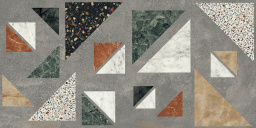 Фото плитки ABK BLEND DOTS CONCRETE GREY COMBO RETT 6692 90x90 из коллекции ABK BLEND DOTS 