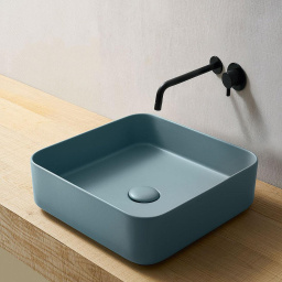 РАКОВИНА НАКЛАДНАЯ 40 СМ CIELO SHUI COMFORT, БИРЮЗОВЫЙ (SHCOLAQ40-PL)