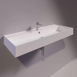 КЕРАМИЧЕСКАЯ РАКОВИНА 121 CМ SIMAS AGILE, MATTE WHITE (AG 121)