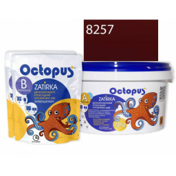 ЭПОКСИДНАЯ ЗАТИРКА OCTOPUS ZATIRKA 2-КОМП. ЦВЕТ КРАСНЫЙ 8257 2,5 КГ (8257-2)