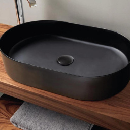 РАКОВИНА НАКЛАДНАЯ 38Х60 CM SANYCCES TRAPANI, ЧЕРНЫЙ МАТОВЫЙ (LV5210613913BM)