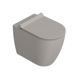НАПОЛЬНЫЙ БЕЗОБОДКОВЫЙ УНИТАЗ CATALANO SFERA 54 NEW FLUSH, TORTORA SATINATO (05 1455 0032)