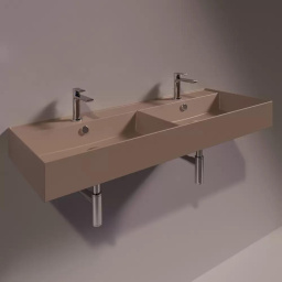 КЕРАМИЧЕСКАЯ РАКОВИНА 121 CМ SIMAS AGILE, MATTE MOKA (AG 121D)