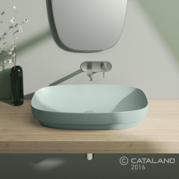 КЕРАМИЧЕСКАЯ РАКОВИНА 75 СМ CATALANO GREEN LUX, ЗЕЛЕНАЯ (175AGRLXVS)