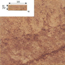 Керамогранит GRES ARAGON JASPER MARRON RODAPIE ML160 32,5x8x1,6 из коллекции GRES ARAGON JASPER 