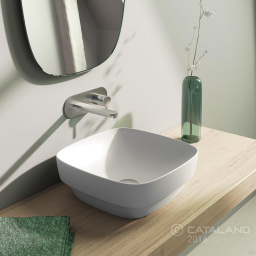 КЕРАМИЧЕСКАЯ РАКОВИНА 40 СМ CATALANO GREEN LUX, БЕЛАЯ МАТОВАЯ (140AGRLXBM)