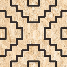 Фото плитки VIVES STRAND SERIAKI-R NATURAL NEGRO RECT 59,3X59,3X0,9 из коллекции VIVES STRAND 