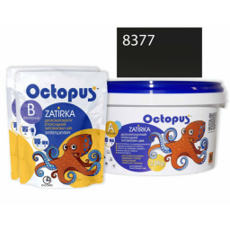 ЭПОКСИДНАЯ ЗАТИРКА OCTOPUS ZATIRKA 2-КОМП. ЦВЕТ 8377 СЕРЫЙ АСФАЛЬТ 1,25 КГ (8377-1)