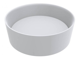 РАКОВИНА НАКЛАДНАЯ КАМЕННАЯ 45 СМ MIRAGGIO LOLA MIRASOFT, БЕЛЫЙ МАТОВЫЙ (0001098)