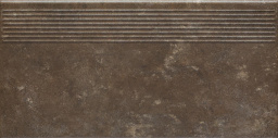 Фото плитки PARADYZ KLINKIER ILARIO BROWN STOPNICA PROSTA STRUKTURA 30x60 из коллекции PARADYZ KLINKIER ILARIO 