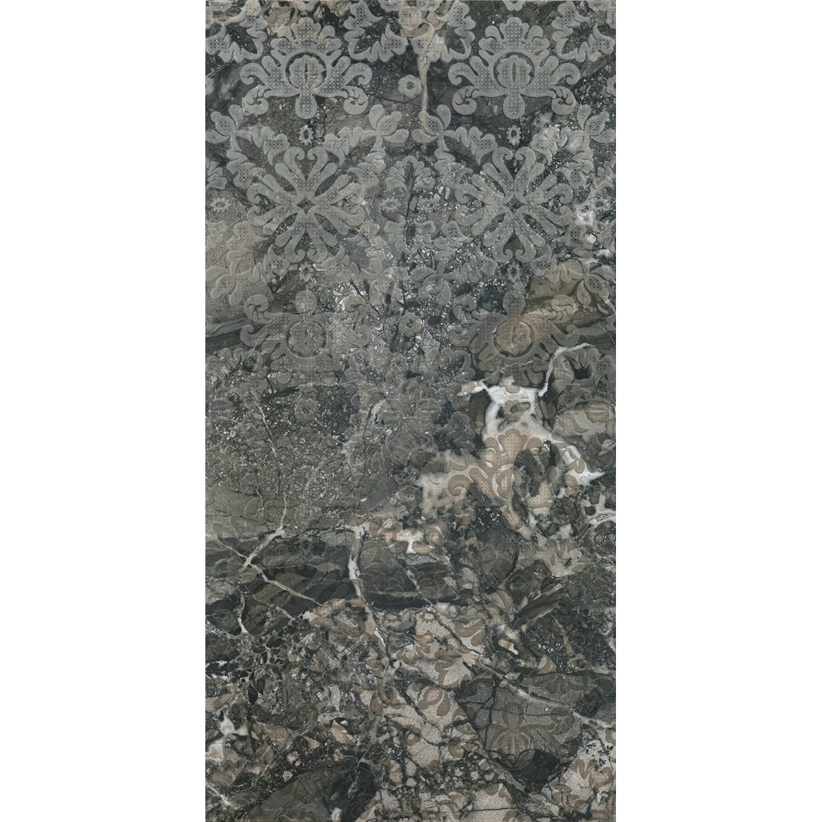 Фото плитки LA FABBRICA LEAVES EBONY LAPP RET 48x96.2 из коллекции LA FABBRICA SMART 