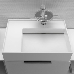 КЕРАМИЧЕСКАЯ РАКОВИНА 60 СМ СО СКРЫТЫМ СЛИВОМ LAUFEN KARTELL, БЕЛЫЙ (H8103350001111)