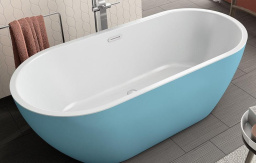 ВАННА АКРИЛОВАЯ KOLPA SAN DALIA-FS 170X80 СМ WHITE-BLUE (3838987 561781)